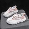 Casual Shoes Summer Women's Lace Net Forrest Gump Trend Thick Sole Dad Sneakers - ST6812