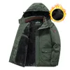 autumn Outdoor Men Cargo Jacket Male Hooded Windbreaker Coat Hiking Cam Fishing Tactical Male Clothing Breathable Jackets v7ZR#