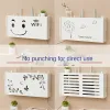 Rekken Plank Wifi Router Kabel Power Bracket Draadloze organisatoren Home Decor Opbergdoos Muurophangbeugel Bakken Muurbevestiging