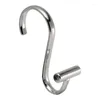 Shower Curtains T Curtain Hooks Rings Brass Decorative For Bathroom Rod Hangers