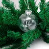 Decorative Figurines Shatterproof Clear Baubles Christmas DIY Circle Tree Hanging Ornament