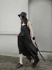 Casual Dresses Ladies Halter Dress Summer Classic Dark Personality Asymmetric Design Leisure Loose Large Size Size