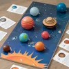 Planetas de madeira brinquedos montessori brinquedos universo cognitivo brinquedos design criativo personalizado planetas quebra-cabeça não tóxico para meninos meninas 240318