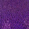 Fabric Symphony Gradient Sequin Leather Fabric Geometric Pattern Artificial Pu Clothing Jacket Background Designer Fabric Sold By Yard