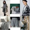 accessories 50*150cm Classic Thickened Houndstooth Fabric Wool + Polyester Coarse Spinning Woolen Coat Diy Clothing Sewing Fabric 700760g/m