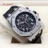 Montre-bracelet AP haut de gamme Royal Oak Offshore Series Montre pour homme 42 mm de diamètre en acier de précision Montre de luxe pour loisirs 26470SO.OO.A002CA.01