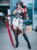 nur S M L UWOWO Beidou Cosplay Maid Kostüm Maid Dr. Genshin Impact Fanart Cosplay Exclusive Maid Ver.Halen-Kostüm T3P2#