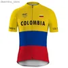 Giacche da ciclismo Giacca estiva da moto fuoristrada a maniche corte da strada che corre arrampicata Camicia colombiana top da bici da corsa in discesa24328