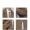 Costume ample grande taille pour homme, nouveau Style coréen, hauts surdimensionnés, Blazer Ulzzang Fi, manteau Streetwear, vestes pour hommes, L13 S07P #, 2023