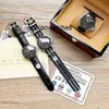 Watches Fashion Mens Designer Top Fine Steel 316 Calf Leather Strap Mineral Scratch Proof Mirror Wristwatches Style