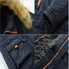 Winter Parka Mannen Mid-Lengte Cott Gewatteerde Warme Jas Casual Faux Fur Capuchon Windjack Mannen Plus Size 8XL ropa de hombre p4Nc #