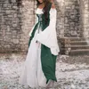 Casual Dresses Plus Size Medieval Dress For Women Renaissance Gothic Party Long Halloween Costumes Vestido Victorian Lace Up Court