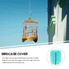 Other Bird Supplies Round Cage Coverall Dust Birdcage Covers Protector Polyester Holder Protective For Accessory