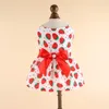 Vêtements de chien Style hawaïen Robes de princesse pour chiens femelles Chats Pet Puppy Party Robe de mariée Jeans Jupe Vêtements d'été Petit