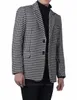 Blazer pour hommes Plaid Deux Butts Busin Costume Veste Encoche Revers Veste Homme Blazer Uniquement En Stock Taille XS-5XL g4op #