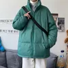 Männer Harajuku Bunte Brotmantel Winterjacke 2021 Herren Street Hip Hop Parka Koreanische Grün Schwarz Kleidung Warme Jacken O8eN #