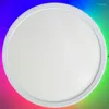 Plafondverlichting 12 inch 28W RGB 3CCT LED-licht 85V-265V 3000K/4000K/6500K Driekleurig Slaapkamer Studeerbalkon