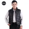 Heren Down Parka Nieuwe Herfst Warm Sleevel Jassen Mannelijke Winter Casual Vest Vesten Hot Koop Veste Homme Merk Kleding l7LE #