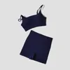 Wareball Seaml Yoga Set Female Women's Crop Top Bh Leggings 2st Women Outfit Fitn Gym Workout Shorts Sport Wear Gym Suit S61Q#