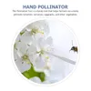 Dekorativa blommor 20 datorer Pollinator Garden Accessories Trädgårdsverktyg Hand pollinering Manuell pollinerande självfruktförsörjning