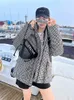 2023 Winter Korte Nieuwe Plaid Down Cott Jas Capuchon Warme Bovenkleding Casual Vrouwelijke Jas Fi Vrouwen Parka U0MJ #