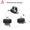 SWISS MILITARY New Men's Business Garment Large Multifunctional Foldable Suit with Shoes Gym Bag Shoulder Bags