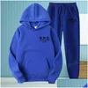 Mens Tracksuits Apc Classic Print Hoodies For Men And Women Loose Casual Sweatshirt Sportswear Couple Set Drop Delivery Apparel Clothi Otguc