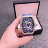 FM Frank yacht avec montre de mode étoile de diamant pour hommes seau à vin grand cadran montre de luxe non mécanique