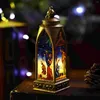 Bougeoirs lanternes de noël lampe créative suspendue lanterne lumière Led vent décoratif pour la maison décoration de Table de mariage