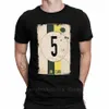 Wysokiej jakości mężczyźni Formula 1 Tshirt Team Lotus Jim Clark Number Pure Cott Shirt Tees Harajuku dla dorosłych U6WB#