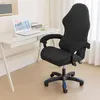 Chair Covers Comfortable Touch Gaming Cover Thickened Elastic With Zipper Closure Protection For Computer Office