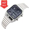 Wristwatches HUMPBUCK Effortless Elegance Square Shape Elegant Watch Date Display Multi-Functionality Timeless Sophistication