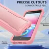 Coque pour iPhone 6/7/8 Plus, double couche, robuste, légère, fine, résistante aux chocs, protection contre les chutes, coque de téléphone en caoutchouc de silicone