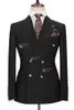 Herren-Zweireiher-Anzugset, formeller Blazer, Jacke mit Hose, Hochzeits-Smoking, Brautmode, 2-teiliger Mantel und Hose z7hp #