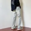 Amerikaanse High Street Vintage Wo Jeans voor Mannen Lente Herfst Hiphop Slim-fitting Spliced Slit Broek Denim broek Mannelijke d1Is #