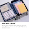 Storage Bags 22pcs Shoes Luggage With Zip Resalable 5 Sizes Home Underwear Waterproof EVA Socks Travel Bag Set For Clothes Cosmetics