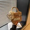 Totes Neue 2023 Sommer Täglich Passende Western Gras Gewebte Taschen Handtaschen Erweiterte Schulter Tasche Strand H240328