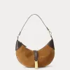 Evening Bags Half Moon POLO ID Shoulder Bags Pony Suede Leather Large Mini Designer Women Tote Handbags Clutch Handabags