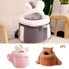 Cat Carriers Winter Carrier Backpack Indoor Cage Front Pocket Pet Supply Wide Strap Hanging Chest Portable Outdoor Fleece Cute Soft Warm