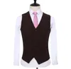 Nouveau manteau homme pour smokings marié manteau homme marron foncé pour costumes de mariage costume Groomsman Harringbe 2 style costume sur mesure Blazer f8q8 #