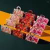 Gift Wrap Wishes Paper Bag With Handles Flower Box Wedding Favor Present Boxes Packaging Thank You Bags Small Candy