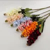 Decorative Flowers Autumn Silk Hyacinth Artificial Violet Wedding Simulation Flower Branch Delphinium Home Decoration Fake Gladiolus