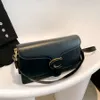 Hot Designer Bag Schoudertas Designer Coache Tabby Bag Hoogwaardige leer Luxury Envelop Bag Dames Fashion Trend Baguette Coaches Kleine vierkante tas 869