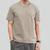 12color T-shirts unis hommes top t-shirts mâle été t-shirt sous-vêtements décontractés à manches courtes doux Cott basique solide T-shirt femmes M-5XL g77V #