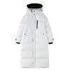 winter Women's Down Puffer Jackets White Baggy Thickening Warm Hooded Korean Fi Boutique Clothes Bubble Cott Padded Coats 32OE#