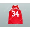 Niestandardowe imię dowolne drużynę Jezus Shuttlesworth 34 Big State Basketball Jersey On dostał grę Wszystkie zszyte rozmiar S M L XL XXL 3xl 4xl 5xl 6xl najwyższej jakości