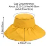 Berretti Primavera Estate Cappello Panama Portatile Anti-UV Cappello da pescatore da sole da spiaggia