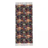 Scarves Sugar Skull Floral Scarf For Womens Winter Warm Pashmina Shawl Wrap Day Of The Dead Halloween Large Daily Wear