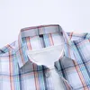 Nova Fi Camisa Xadrez Homens Verão Casual Manga Curta Camisas Masculinas Plus Size Praia Havaiana Tops Blusa Masculina 6XL 7XL A1cu #