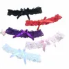 sexy Women Girl Lace Floral Bowknot Wedding Party Bridal Lingerie Cosplay Leg Garter Belt Suspender 61cX#